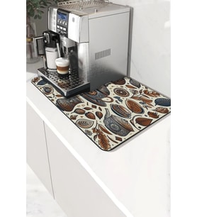 Valerine Life Kahve Makinesi Matı Su Geçirmez Kaymaz Çaycı, Çay Espresso Makine Pad 35x45cm 27240102