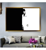 Altın Çerçeveli dekoratif tablo l814 (Gold)