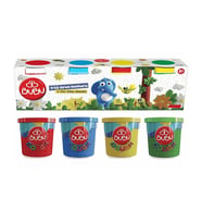Bu-Bu Oyun Hamuru 4'lü Set (4 x 100 gr)