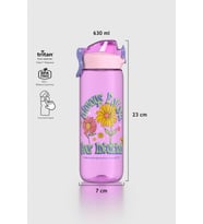 Renga Wave Desenli 630 ml Tritan Çocuk Matara 912166 Mavi (Lila)