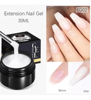 BORN PRETTY 30ml Extension Nail Gel SG02 MILKY WHITE (62276)