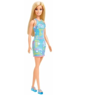 Barbie Mavi Elbiseli