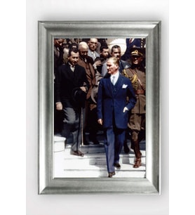 Gümüş Çerçeveli Atatürk Tablo cv870