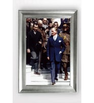 Gümüş Çerçeveli Atatürk Tablo cv870