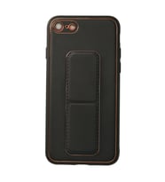iPhone 7 Kılıf Coco Deri Standlı Kapak - Siyah
