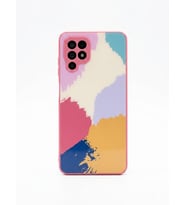 Samsung Galaxy M32 Arkası Cam Renkli Kılıf Modeli