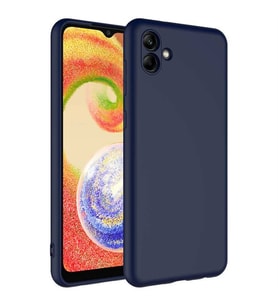 Coverzone Samsung Galaxy A04 ?le Uyumlu K?l?f Z-Mara Lansman Vieri Tam Koruma Arka Kapak Kamera Koruma �?k?nt?l? P�r�zs�z Y�zey Lacivert