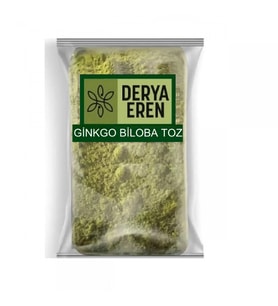 Ginkgo Biloba Yaprağı Öğütülmüş 100 gr (Mabed Ağacı) Ginko Toz, Derya Eren