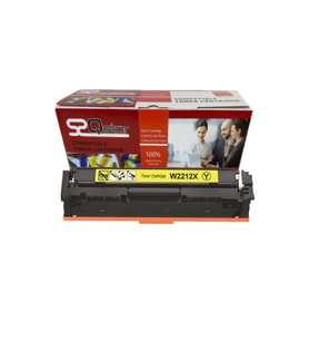 HP W2212X 207X MUADİL TONER ÇİPLİ SARI YÜKSEK KAPASİTE TONER M255 MFP M282 MFP M283