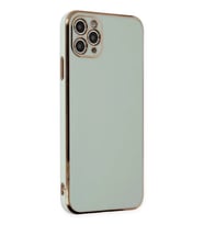 iPhone 11 Pro Max Kılıf Volet Silikon - Açık Yeşil