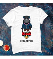 Brawl Stars Tişörtü ( Çocuk - Büyük ) Kişiye Özel