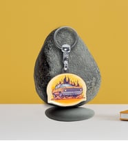 Alevli Araba Tasarımlı Anahtarlık - GDTK-903002