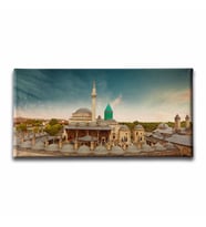 Mevlana Panoramik Kanvas Tablo PNRK112