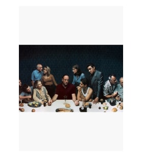Sopranos Son Akşam Yemeği Vintage Tablo Ahşap Poster Dekoratif