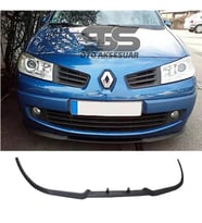Renault Megane 2 Cupra R Uyumlu Ön Lip Mat Siyah Ön Tampon Lip