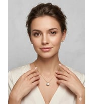 Yuvarlak Tek Taş Detaylı Set