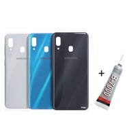 SAMSUNG A20 Arka Batarya Pil Kapağı MAVİ (B7000 15