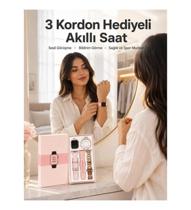 Mey İthalat® Akıllı Saat Bluetooth Bağlantılı Aksesuar Hediyeli GPS Takibi
