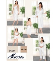 Alissa Kadın Saten Altılı Çeyiz Seti  8650