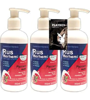 Playboy Tüy Dökücü 3 Adet 250 Ml Ceviz Sütlü & Cevizli Rus Merhemi + Yanında Jel