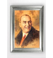 Gümüş Çerçeveli Atatürk Tablo cv1357