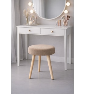 Ahşap Ayak Dekoratif Puf Tabure Bench Koltuk Sandalye