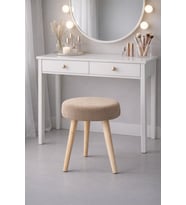 Ahşap Ayak Dekoratif Puf Tabure Bench Koltuk Sandalye