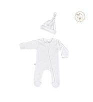 SNOW STAR Organik Yenidoğan Seti - 2 Parça  Yenidoğan Mini Set (Beyaz)