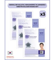 Dermal Beyazlatıcı, Nemlendirici Ve Arındırıcı Arbutin Kolajen Maske 23gr3 Adet