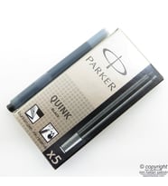 Parker Quink Siyah Dolma Kalem Kartuşu 5'li Paket