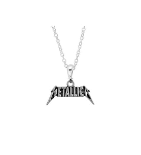 Metallica Müzik Grubu Unisex Kolye (Gümüş)