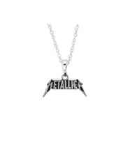 Metallica Müzik Grubu Unisex Kolye (Gümüş)
