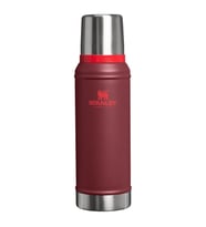 Stanley Klasik Vakumlu Paslanmaz Çelik Termos 0,94 Lt (1.0 QT) - Cranberry (Koyu Kırmızı)
