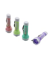 Mini Boy Led El Feneri - Pilli - Renkli Plastik