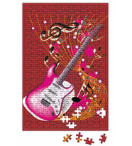 Music Müzik Gitar Puzzle 240 Parça Yapboz