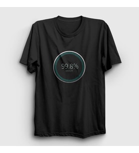 Presmono Unisex Siyah Match Black Mirror T-Shirt 182703tt