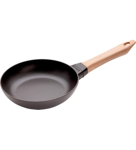Staub Ahşap Saplı Döküm Kızartma Tavası (Çok Renkli)