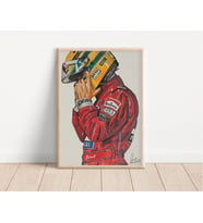 F1 Ayrton Senna Posteri -Çerçevesiz