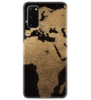 Samsung A02S A03S A10 A12 A13 A21S A22 Kılıf Desenli Silikon Map Planet 1656