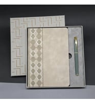 Deri Defter Ve Kalem Set