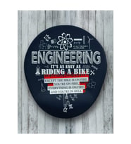Mühendis Oval Bilek Destekli Mouse Pad