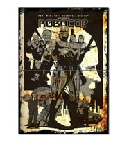 ekart Robocop Film Afişi Hediyelik Ahşap Tablo 70x100 Cm