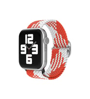 Mey İthalat® Watch 42Mm Kordon - Beyaz-Kırmızı