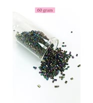 Kesme Cam Boncuk 2mm - 60 Gram - Parlak Alacalı - BNC352