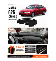MAZDA 626 CRONOS (1991-1996) Uyumlu Torpido Örtüsü Torpido Kılıfı - Siyah