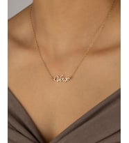 Kişiye Özel 925 Ayar Gümüş Burç Kolye (Gold)