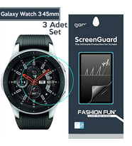 Gor Sm Galaxy Watch 3 45mm Darbe Emici Ekran Koruyucu 3 Adet Set-(5775) - SSSSSS2799-7829