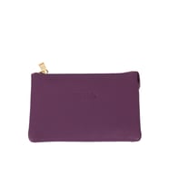 MPCUZ 401 Kadın Unisex, Hakiki Deri, Cüzdan Kartlık, Portföy (Mürdüm)