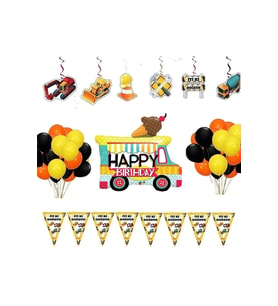 Çıtıpıtıstore Inşaat Temalı Doğum Günü Balon Set