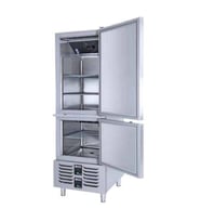 Iceinox Dik Tip Kombi Tip Buzdolabı 2 Kapılı (Gri)